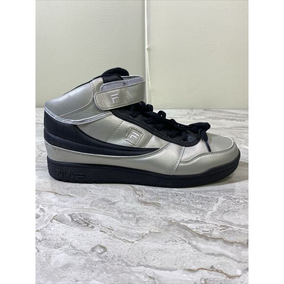 Fila A-High 1CM00492-052 Mens Grey And Black Synthetic Lifestyle Sneakers - Picture 2 of 11